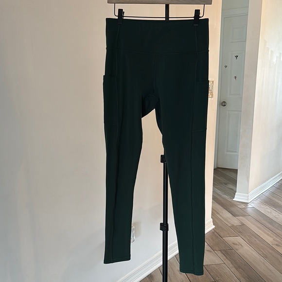 Pants - Dark Green Leggings